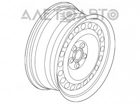 Диск колесный R17 Ford Explorer 11-19 железка