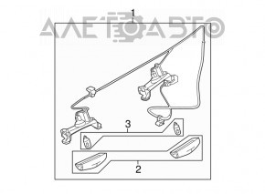 Iluminarea numărului de pe bara din spate a Mazda3 MPS 09-13