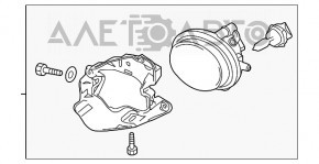 Farul de ceață stânga pentru Mazda3 MPS 09-13