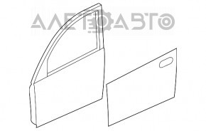 Ușa goală din față, stânga, pentru Mazda3 MPS 09-13.