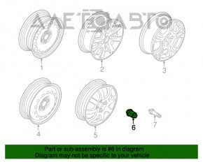 Piuliță roată d19 M12x1.5 Ford Fiesta 11-19 sub R15