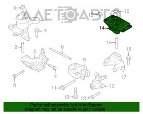 Perna motorului stânga Ford Fusion mk5 13-20 1.5T, 1.6T, 2.0T, 2.5