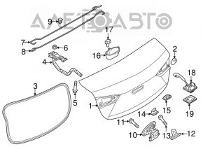 Camera de vizionare spate pentru Mazda 3 14-18 BM