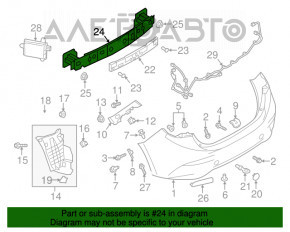 Amplificatorul pentru bara spate Mazda 3 14-18 BM, nou, neoriginal