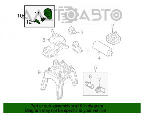 Ручка КПП Mazda 3 14-18 BM кожа черная новый OEM оригинал