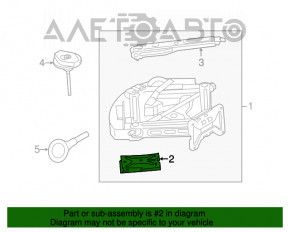 Противооткат колеса упор Ford Explorer 11-19