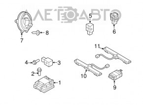 Senzor airbag frontal stânga Mazda3 2.3 03-08