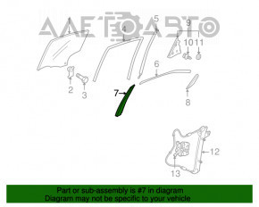 Capac usa interioara spate dreapta Mazda3 03-08