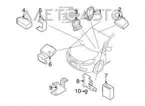 Grupul de contact al blocării de aprindere Mazda3 03-08