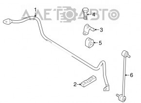 Стабилизатор передний Mazda3 2.3 03-08