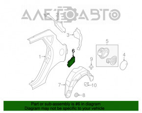 Grila de ventilatie dreapta Ford Fiesta 11-19