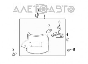 Lampa stânga Ford Flex 13-19 cu LED-uri