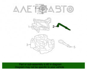 Cheie de balon cu piuliță Lincoln MKZ 13-20