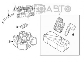 Пенопласт под инструмент Ford Focus mk3 11-18 надлом