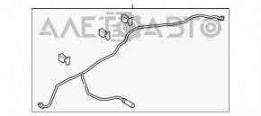 Патрубок охлаждения обратка Ford Focus mk3 11-18 2.0