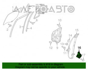 Стеклоподъемник с мотором задний левый Mazda 6 13-21