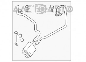 Racordurile de răcire a cutiei de viteze automată pentru Ford Explorer 11-19, complete cu supapă.