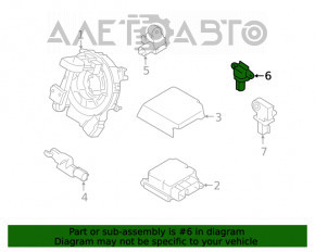 Датчик подушки безопасности задний левый Ford Transit Connect MK2 13-