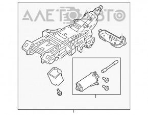 Coloană de direcție Ford Flex 13-19 electrică