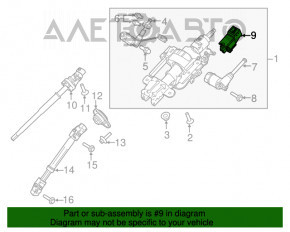 Blocarea de aprindere Ford Explorer 11-19 completă cu grupul de contact și imobilizatorul.