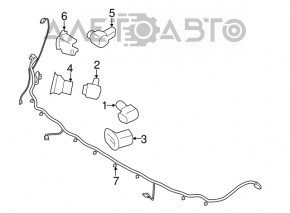 Senzorul de parcare inelar pentru Ford C-max MK2 13-18