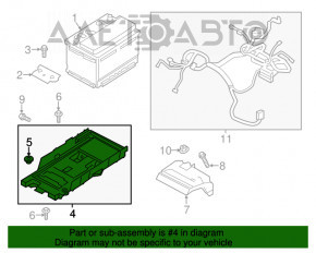 Palet pentru baterie Lincoln MKZ 13-16