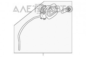 Corpul capacului rezervorului de combustibil Lincoln MKZ 13-20