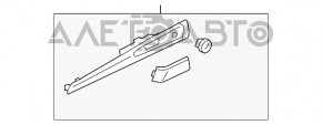 Ручка двери внутренняя задняя правая Ford Fusion mk5 13-16 трещины на накладке