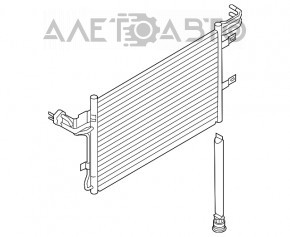 Radiatorul condensatorului de aer condiționat Ford Flex 13-19