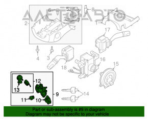 Blocarea de aprindere Mazda CX-7 06-09 cu cheie