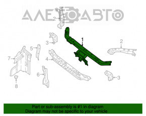 Bara de sus a televizorului Nissan Sentra 13-19, nou, original OEM