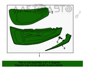 Фонарь правый Audi Q3 8U 16-18 DEPO