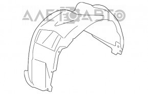 Bara de protecție față stânga Ford Mustang mk6 15-17, nou, aftermarket, neparticularizat.