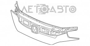 Основание решетки радиатора Honda Civic X FC 16-