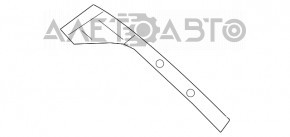 Suportul pentru bara spate stânga Honda CRV 17-22, nou, neoriginal.