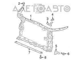 Televizor radiator Honda Accord 18-22 panou nou neoriginal