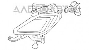 Противотуманная фара птф правая Hyundai Elantra UD 11-13 дорест новый неоригинал