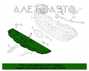 Накладка телевизора Hyundai Santa FE Sport 13-16 2.4