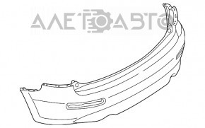 Bara spate goală Infiniti FX35 FX45 03-08 nouă, neoriginală