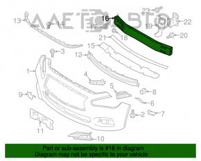 Amplificatorul de bara fata pentru Infiniti Q50 14- nou, neoriginal