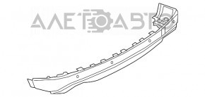 Buza bara spate Infiniti QX50 19- nou, neoriginal.