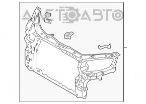 Televizorul panoului de radiator Kia Sorento 11-13, nou, neoriginal.