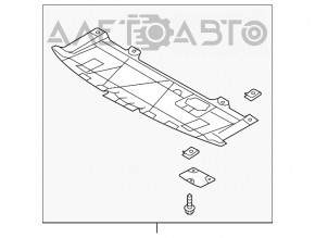 Защита двигателя передняя Mazda CX-5 13-16