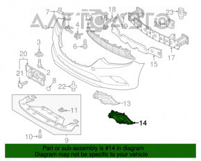 Cadru far dreapta Mazda 6 13-21 nou neoriginal