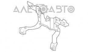 Bara de blocare a capotei Mazda 6 13-21 nouă, neoriginală.