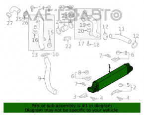 Intercooler Mitsubishi Eclipse Cross 18- nou neoriginal AVA