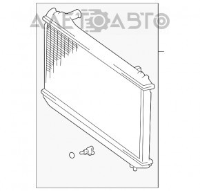 Radiator de răcire apă Lexus ES300 ES330 nou aftermarket AVA