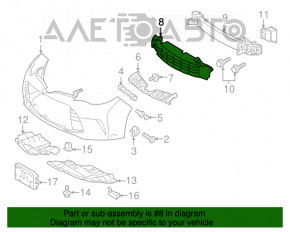 Absorbantul de bara fata pentru Toyota Avalon 16-18, nou, neoriginal.