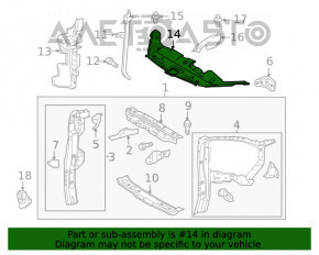 Husa televizor Toyota Highlander 14-19 nou, neoriginal.