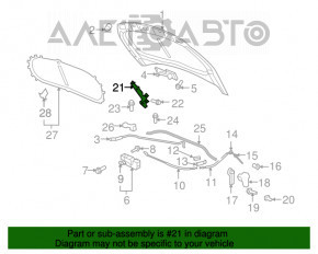 Capota stângă a VW Tiguan 09-17, nouă, neoriginală